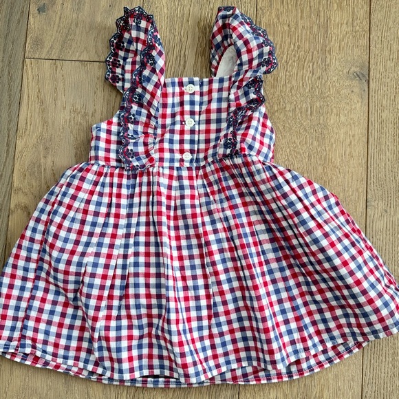 NWT Plaid Baby Girl Dress - Picture 2 of 3